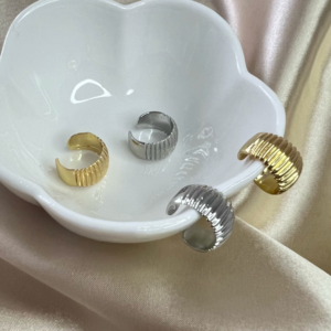 Earcuff Textura en Lineas