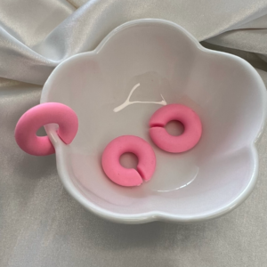Earcuff Silicona Rosa