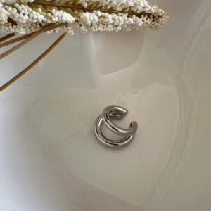 Earcuff Doble Silver