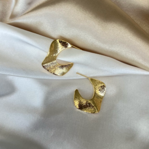 Aretes Olas Doradas